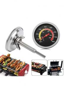 Barbecue Thermometer Stainless Steel 10-400 Degrees Celsiu Grill Temperature Gauge Oven Temperature Meters Long Probe BBQ - Multicolor - View 7