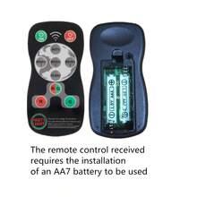 DJ Disco Stage Party Lights, Mini Projection Lights, With Remote Control And Sound Control Functions, Suitable For Indoor Birthday Parties, Christmas, New Year, Halloween, Bars, KTVs, Weddings, Small Gifts, Singing And Dancing And Other Occasions. - Black - View 12