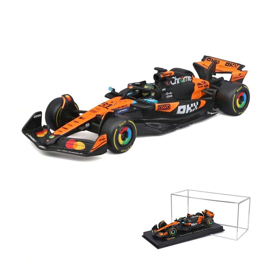Mô hình xe hơi Burago tỷ lệ 1:43, phù hợp với xe đua Oracle F1 RB21 năm 2025, tay đua số 1 Max Verstappen, tay đua số 22 Yuki Tsunoda, mô hình xe đua Công thức 1 bằng kim loại đúc. - #81 MCL39 Có mũ bảo hiểm - Xem 1