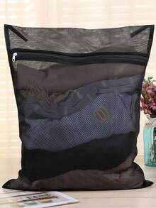 黑色网眼洗衣袋套装，文胸内衣洗衣袋，拉链洗衣网袋，适合春夏上衣，圣诞节、情人节、圣诞礼物、个性化礼物、圣诞礼物 - 彩色 - 查看 4