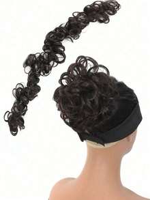 Phụ kiện búi tóc rối tự làm, dây buộc tóc xoăn, kẹp búi tóc, phụ kiện búi tóc đuôi ngựa, dây buộc tóc đuôi ngựa kiểu búi bánh donut, phụ kiện tóc, kẹp tóc nữ, dây buộc tóc co giãn, dây buộc tóc, dây chun buộc tóc, dây buộc tóc, dây thun buộc tóc - Nhiều màu - Xem 4