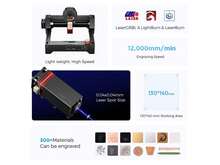 Rosewill  Mini Laser Engraver, 2.5W/3.5W Diode Laser Engraving & Cutting Machine, 12000mm/Min High Speed,  0.04mm Compressed Spot, ,130x140mm Engraving Area,Portable Engraver Eye Protection - màu đen - Xem 6