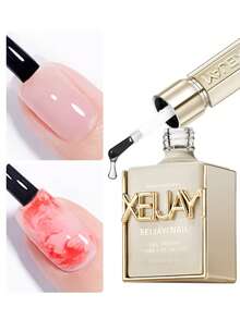 XEIJAYI 1pc 15ml UV LED Nail Polish - Protein Marble Watercolor Flower Printing Immersion Nail Polish, Suitable For Home Salon Nail Polish DIY - 無色 - 查看 4