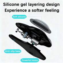 Female Fitness Electric Massage Cushion, Postpartum Rehabilitation Care Trainer, Used For Pelvic Floor Muscle Movement And Muscle Relaxation - Shaping, Yoga, Leg And Hip Muscle Training Gym Accessories - 黑色 - 查看 7