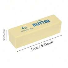 1Pack 2/1pc Ultra-Soft Slow-Rising Butter Bar Stress Reliever - Fun And Squishy Fidget Toy For Students, Perfect For Classroom, Office, Or Home Use, Sensory Play Tool For Anxiety Relief And Focus