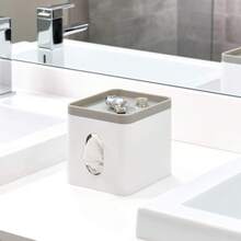 Cosmetic Storage Box & Rack - Blanc mat - Voir 2