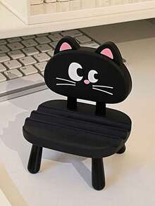 1pc Cute Rabbit Desk Phone Holder, Adorable Mini Chair Stand, Creative Decor And Charging, Non-Slip Design, Suitable For Various Scenarios