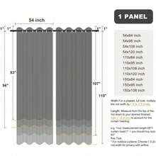 GlossyPop Waterproof Outdoor Curtains For Patio, Premium Thick Privacy Weatherproof Grommet Outside Curtains For Porch, Pergola, Cabana, 1 Panel, 54W X 84L Inch, Cream - 藍綠色 - 查看 9