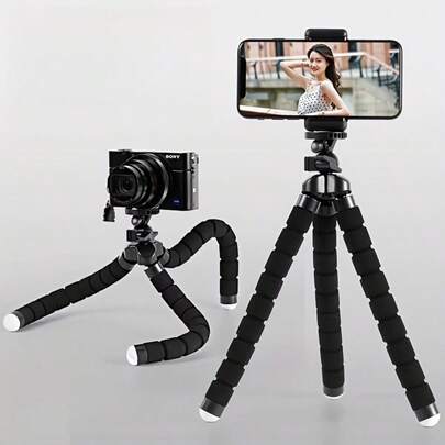 1pc Durable Waterproof Smartphone Stand - Stable Grip Holder For Android Phones, Suitable For Watching Videos, Taking Photos, Gaming And In-Car Installation, Modern Design, Sturdy Structure, Ideal For Remote Work