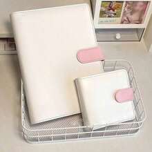 A5/A7 高级多功能 A5 照片卡片活页相册，时尚相册设计，小巧耐用，3 英寸/5 英寸环装明信片收纳册，非常适合保存回忆和整理照片，适用于家庭、周年纪念、毕业典礼、婚礼、母亲节礼物、结婚相册、情人节相册等。 - 多色 - 查看 3