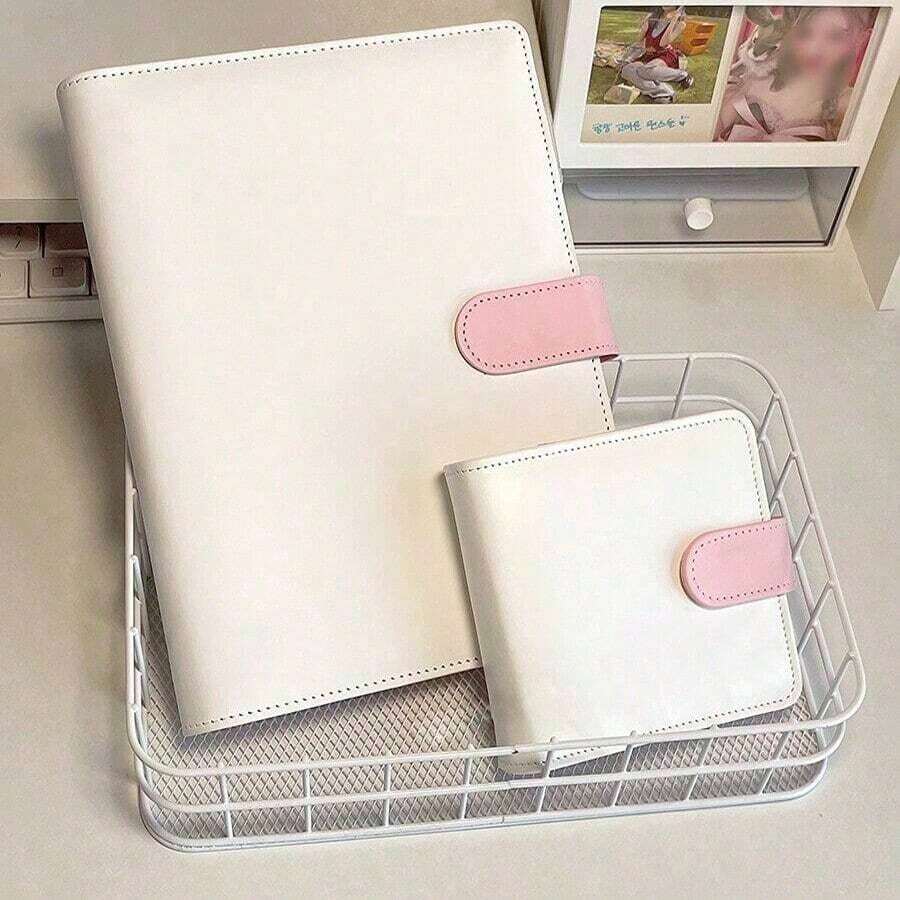 A5/A7 Premium Multi-Functional A5 Photo Card Binder Album, Stylish Album Design, Compact And Durable, 3-Inch/5-Inch Ring-Bound Postcard Organizer, Perfect For Preserving Memories And Organizing Photos, Suitable For Family, Anniversaries, Graduations, Weddings, Mother's Day Gifts, Wedding Albums, Valentine's Day Albums, Etc. - Multicolor - View 1