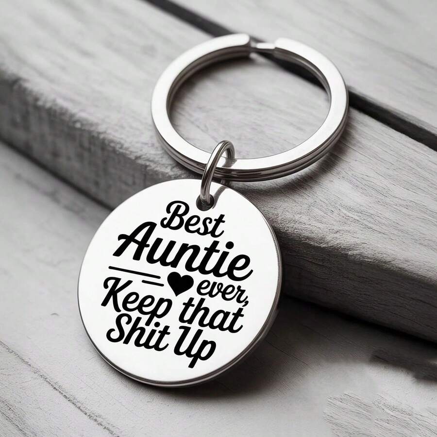 Keychain Gift For Aunt, Gift For Nephew, Birthday Gift, Gift For Family - Multicolor-3 - View 1
