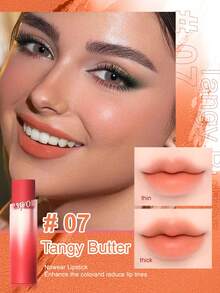 ESpoir 丝绒哑光唇膏，哑光妆效，持久显色，3克 - #07 TANGY BUTTER - 查看 3