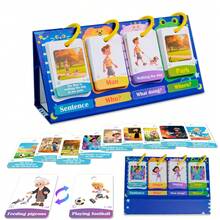 80pcs Desktop Educational Cards, Picture Matching Sentence Building Cards, Thinking Training Learning Cards, Parent-Child Interactive Cards, Children's Educational Cartoon Toy Cards