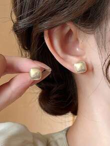 3 Pairs Retro Minimalist Elegant Faux Pearl Stud Earrings Set, Chic Lightweight Earrings Suitable For Women's Daily And Holiday Wear - Nhiều màu 4 - Xem 6