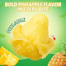 AMOS Peelerz Pineapple Gummy Candy 3oz Bag Peelable Fruit-Shaped Candy Fun Peeling Gummy Snack Made With Real Juice - Quả dứa - Xem 3