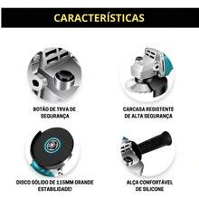Angle Grinder/Sander 900w 115mm 4.1/2 11000rpm 220V/110V - Xem 5