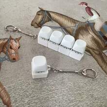 1pc Novel Decompression Toys, Mechanical Keyboard Keycaps Relaxation Toys Keychains, Key Rings And Desktop Accessories - Multicolor - View 10