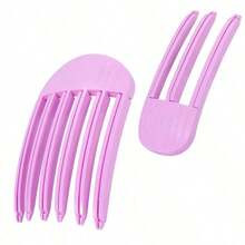 2个蓬松发夹，打造蓬松刘海，提升发根，营造自然凌乱发型，隐形发根提升夹，沙龙和旅行必备 - 彩色 - 查看 12