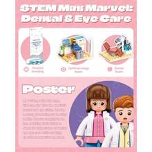 Sluban Friends Ambulance Building Sets For Girls 6-12 Hospital Ambulance Car Toys Building Kit With 5 Minifigures Compatible With  Friends Educational STEM Toy Gift For Boys Girls 477 PCSNot Only Can It Bring Enjoyment, But It Also Has Educational Value. - Multicolor - View 6