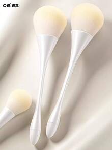 OEIEZ Blush Brush,Daubigny Large Powder Brush Flat Arched Premium Durable Makeup Brush Perfect For Blending Liquid,Cream And Flawless Powder,Buffing, Blending,Concealer - Multicolor - View 7