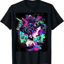 Make a Stylish Statement with This Intriguing Graphic T-Shirt - Negro - Ver 1
