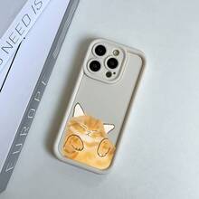 1 Funda de teléfono suave y mate con gato naranja perezoso y adorable, compatible con iPhone 17 16 15 14 13 12 11 Pro Max AIR 14 15 16 Plus - Color mezclado 1-1066 - Ver 7