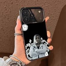 Funda de Teléfono N-Nijiro Murakami para iPhone 17 16 15 14 13 12 11 Ais/Pro/Max/Plus Cubierta Negra de TPU - z4 - Ver 2