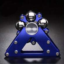 New Ferris Wheel - Unique Gift And Decoration, Rotating Toy, Desktop Decor, Geometric Design, Metal Material, Manual Rotation Spinner, Ideal For Office Workers