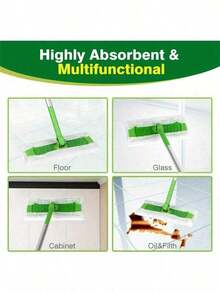 Miếng lau khô dùng một lần, thích hợp cho máy hút bụi robot - Miếng lau bụi dùng một lần, dùng để lau và làm sạch sàn nhà, giấy lau bụi tĩnh điện dày dặn dùng một lần, khăn lau bụi dùng một lần - trắng - Xem 8