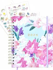Agenda 2026 LUCÍA Día por Pá- Medidas (A5+) 19 x 22 - 380 Páginas - Incluye separadores mensuales,Cuaderno bonito,Agenda de 2026,Plan personalizado,libretas bonitas - Con Bolígrafo, Stickers y Bolsita - Ver 10