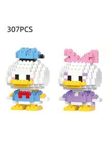 卡通人物积木玩具 - 史迪奇、狮子王 - 精细模型，适合DIY游戏、收藏、返校用品、圣诞节和生日礼物 - 彩色 - 查看 20