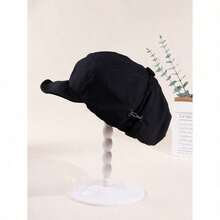 Beret・Retro Artistic Style Newsboy Cap | Large Size, Three-Dimensional, Makes The Face Look Smaller・Slouchy Style, Versatile | A Must-Have For Artistic Style Women To Go Out In Spring And Autumn・Retro Wear | New Style, Breathable・Japanese Painter Hat Elements - Multicolor - View 11