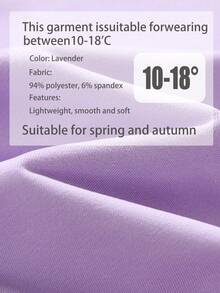 2pcs/Set Girls Bow Print Crew Neck Sweatshirt And Pants, New Fashionable Casual Travel Outfit - Mauve Purple - View 9