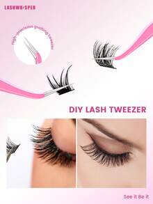 540pcs Single Cluster False Eyelashes, DIY Eyelash Extension, Natural D Curl 9-16mm, Ultra-Light Reusable Delicate Fake Lashes - Multicolor - View 7