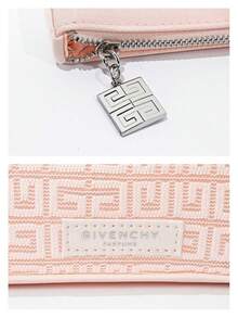 Givenchy Large Capacity Makeup Bag, Mesh Texture, Lightweight & Transparent, Convenient Storage Pouch - Pink - View 4