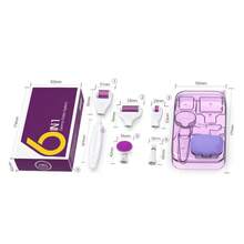 Derma Roller For Face And Body - 6 In 1 Titanium Microneedling Roller Kit Micro Needle Roller, 300 And 720 Needles 0.25mm,1200 Needles 0.3mm With 5 Replaceable Heads - 彩色 - 查看 5