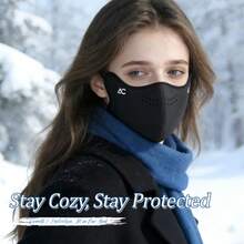 Windproof, Warm, Stylish, Soft & Thick Winter Face Mask For Women, UV Protection, Frost Protection, Warm Outdoor Cycling Mask, Warm Mask, Windproof And Warm, Autumn/Winter Warm Mask, UV Protection Women Accessory - Multicolor - View 5