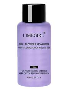 LIMEGIRL 2.5盎司丙烯酸液体单体套装，专业丙烯酸液体单体套装，适用于丙烯酸美甲延长，新年礼物，适合女性和女孩，40/75毫升