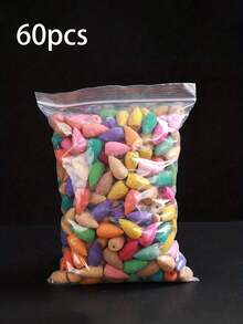 60/120pcs Backflow Fragrance Grains, Flow Cloud Tower Fragrance Grains, Indoor Aromatherapy, Sandalwood, Agarwood, Floral Fragrance Grains, Incense Bulk Manufacturers Wholesale - Multicolor - View 12