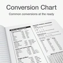 Cuadernos de composicin, 9 - 3/4x - 1/2 pulgadas, diarios escolares, papel de rayas anchas, cubiertas de mrmol negro, hojas por libro, paquete de 2 1002516 - Negro Mármol - Ver 5