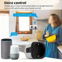 2入 Wi-Fi 智慧插座，具電量監控、Alexa 與 Home 語音控制、遠端存取、定時與排程功能，16A 壁掛式智慧裝置，歐規插頭，相容 Smartlife App，居家自動化，簡約設計 - 查看 6