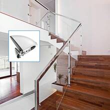 XISH Hemobllo Soporte De Clip Para Vidrio Ajustable De Aleación De Zinc Para Espejos Y Estantes De Vidrio Clips De Boca De Resistentes Para Baño Hogar Y Exhibidores - 10x8x4cm - Ver 9