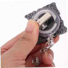 Porta Credencial De Enfermera Carrete Para Credencial De Enfermera Porta Credencial De Enfermera Porta Credencial Para Enfermera Clip Retrctil Para Credencial Porta - Rosa - Ver 7
