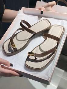 GlamourGrip Women Flip-Flops - Brown - View 9