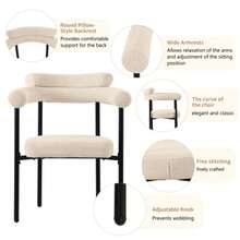 Dining Chairs - Black and White - View 2