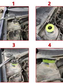 Vmingo Base de Amortiguador de Goma  Compatible con Vw Pointer, Gol, Saveiro, Jetta A4/A3  Soporte de Suspensión Delantera - 1 Par - Ver 6