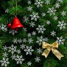 300Pcs Snowflakes Confetti Winter Table Confetti Snowflake Ornaments For Holiday Xmas Winter Wonderland Frozen Party Wedding Birthday Holiday Party Decorations (Silver) - 藍色 - 查看 12