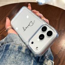 Phone - Personalized Custom Name Phone Suitable 17, 16, 15, 14, 13, 12, 11 Pro, 17Air. Soft TPU Stylish Transparent Cases, A Great Friends, Compatible With 16, 14 Plus, Providing Protective Shockproof Back Cover Premium Silicone Drop-Proof Phone - 1pc - 查看 7