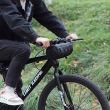 1PC Multi-Functional Portable Bicycle Bag Rear Waterproof Road Bike Hanging Bag Mountain Bike Management Front Beam Bag